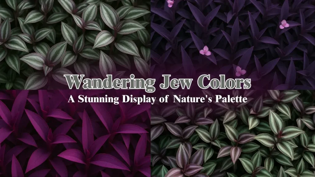 The world of plants is filled with beautiful, vibrant colors, but few can match the striking hues and patterns of the Wandering Jew plant. Known for its stunning foliage and colorful blooms, this plant has captured the hearts of gardeners and nature enthusiasts alike. Whether you're a seasoned gardener or simply someone who appreciates beauty in nature, the Wandering Jew offers an explosion of colors that will surely mesmerize you. The Wandering Jew: An Introduction The Wandering Jew (also known by its scientific name Tradescantia), is a trailing plant that has become a favorite in gardens and homes around the world. Its stunning foliage features a variety of purples, greens, silvers, and pinks, giving it a unique, almost magical appearance. This plant is known for its vigorous growth and ability to thrive in a variety of environments, making it a low-maintenance yet visually striking addition to any garden or indoor space. A Symphony of Colors: The Vibrant Leaves One of the most remarkable features of the Wandering Jew is its rich array of colors, especially in the leaves. These leaves come in an assortment of purples, greens, silvers, and pinks that create a captivating display of nature’s palette. The plant’s green, heart-shaped leaves are often enhanced with purple stripes running across them, creating a visually appealing contrast that catches the eye. Some varieties even feature a silvery sheen, making the plant look even more luminous when the sunlight hits it just right. The color variations of the Wandering Jew plant can vary depending on the specific variety, environmental conditions, and even the time of year. For example, you might come across leaves with purple and magenta striped patterns, which trail down textured pastel yellow stems. This stunning combination of colors creates a truly mesmerizing effect, with each leaf looking like a painted masterpiece. Gorgeous Blooms: Blue, Purple, White, and Pink Flowers In addition to its striking foliage, the Wandering Jew also boasts beautiful flowers. While the plant is primarily admired for its leaves, the flowers are an added bonus. You will often find delicate blue, purple, white, and pink flowers blooming on the plant. These vibrant blossoms add another layer of color and beauty to the overall appearance of the plant, making it an even more captivating sight in gardens or homes. The flowers, though small, are usually clustered together in groups, creating a bright pop of color against the backdrop of the plant’s vivid leaves. These colorful blooms attract pollinators, including bees and butterflies, which further enhances the garden’s ecosystem and overall biodiversity.