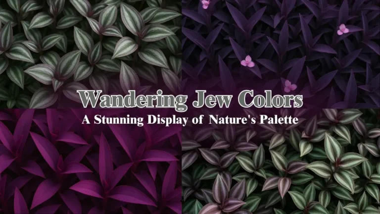 The world of plants is filled with beautiful, vibrant colors, but few can match the striking hues and patterns of the Wandering Jew plant. Known for its stunning foliage and colorful blooms, this plant has captured the hearts of gardeners and nature enthusiasts alike. Whether you're a seasoned gardener or simply someone who appreciates beauty in nature, the Wandering Jew offers an explosion of colors that will surely mesmerize you. The Wandering Jew: An Introduction The Wandering Jew (also known by its scientific name Tradescantia), is a trailing plant that has become a favorite in gardens and homes around the world. Its stunning foliage features a variety of purples, greens, silvers, and pinks, giving it a unique, almost magical appearance. This plant is known for its vigorous growth and ability to thrive in a variety of environments, making it a low-maintenance yet visually striking addition to any garden or indoor space. A Symphony of Colors: The Vibrant Leaves One of the most remarkable features of the Wandering Jew is its rich array of colors, especially in the leaves. These leaves come in an assortment of purples, greens, silvers, and pinks that create a captivating display of nature’s palette. The plant’s green, heart-shaped leaves are often enhanced with purple stripes running across them, creating a visually appealing contrast that catches the eye. Some varieties even feature a silvery sheen, making the plant look even more luminous when the sunlight hits it just right. The color variations of the Wandering Jew plant can vary depending on the specific variety, environmental conditions, and even the time of year. For example, you might come across leaves with purple and magenta striped patterns, which trail down textured pastel yellow stems. This stunning combination of colors creates a truly mesmerizing effect, with each leaf looking like a painted masterpiece. Gorgeous Blooms: Blue, Purple, White, and Pink Flowers In addition to its striking foliage, the Wandering Jew also boasts beautiful flowers. While the plant is primarily admired for its leaves, the flowers are an added bonus. You will often find delicate blue, purple, white, and pink flowers blooming on the plant. These vibrant blossoms add another layer of color and beauty to the overall appearance of the plant, making it an even more captivating sight in gardens or homes. The flowers, though small, are usually clustered together in groups, creating a bright pop of color against the backdrop of the plant’s vivid leaves. These colorful blooms attract pollinators, including bees and butterflies, which further enhances the garden’s ecosystem and overall biodiversity.